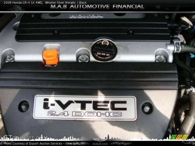 Whistler Silver Metallic / Black 2008 Honda CR-V LX 4WD