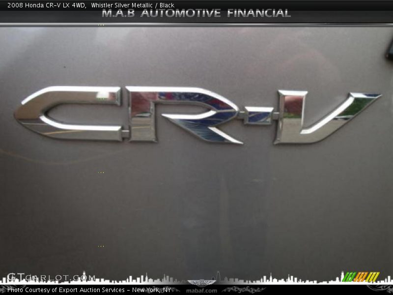 Whistler Silver Metallic / Black 2008 Honda CR-V LX 4WD
