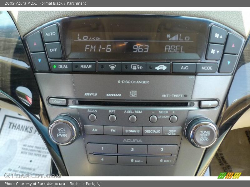 Formal Black / Parchment 2009 Acura MDX