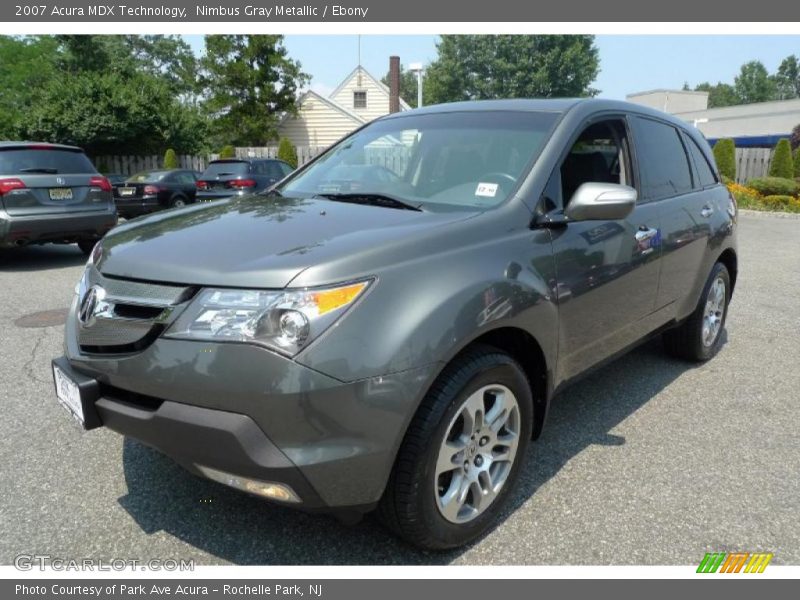 Nimbus Gray Metallic / Ebony 2007 Acura MDX Technology