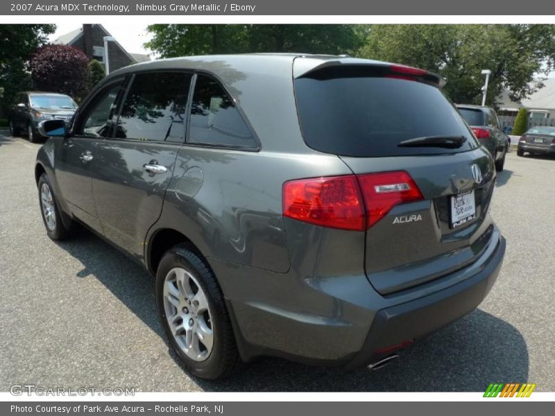 Nimbus Gray Metallic / Ebony 2007 Acura MDX Technology