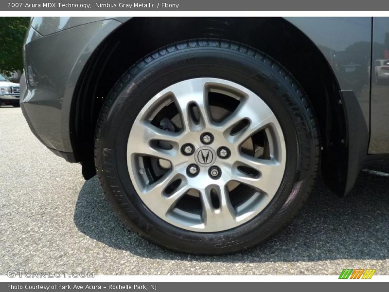 Nimbus Gray Metallic / Ebony 2007 Acura MDX Technology