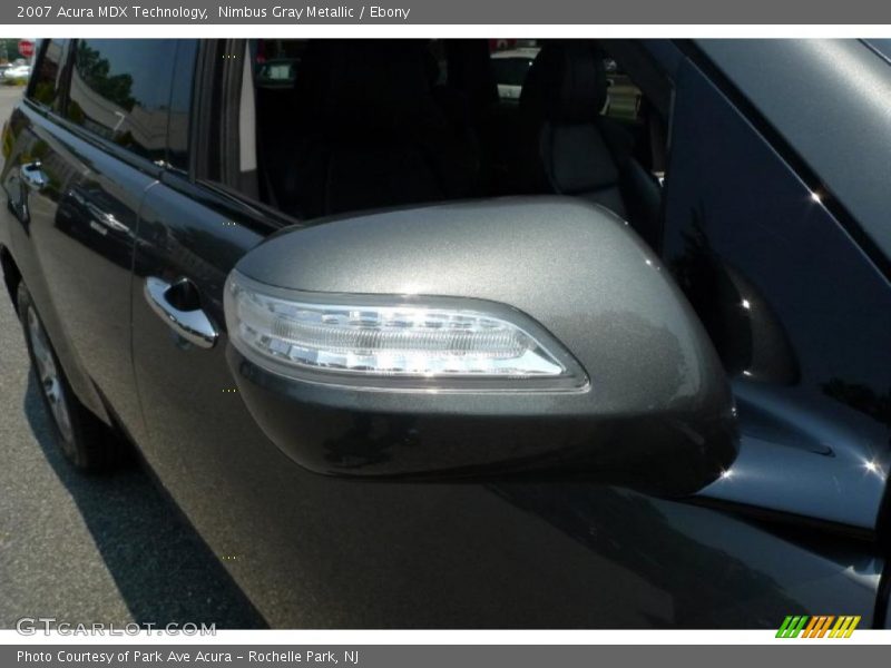 Nimbus Gray Metallic / Ebony 2007 Acura MDX Technology