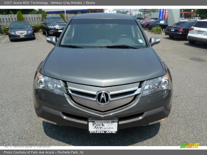 Nimbus Gray Metallic / Ebony 2007 Acura MDX Technology