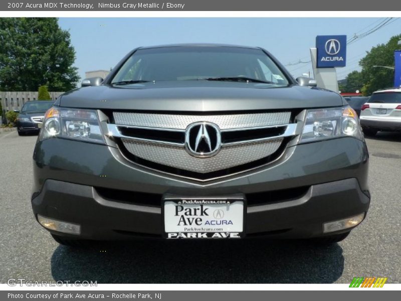 Nimbus Gray Metallic / Ebony 2007 Acura MDX Technology