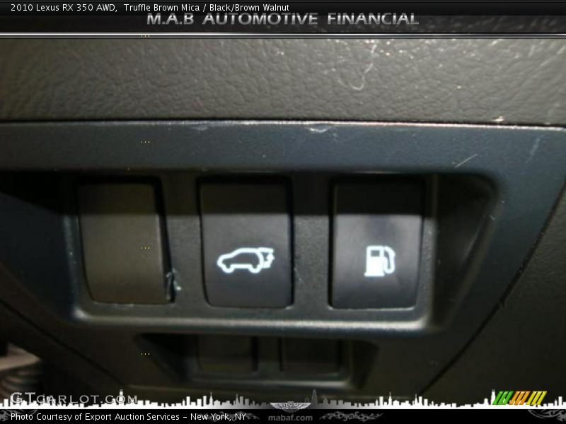 Truffle Brown Mica / Black/Brown Walnut 2010 Lexus RX 350 AWD
