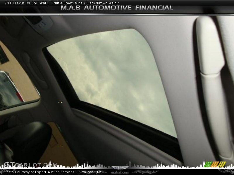 Truffle Brown Mica / Black/Brown Walnut 2010 Lexus RX 350 AWD