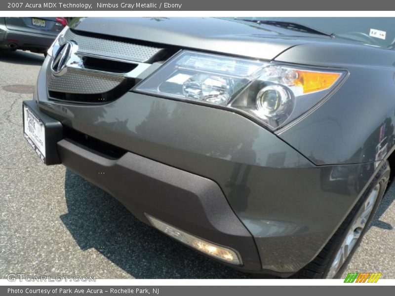 Nimbus Gray Metallic / Ebony 2007 Acura MDX Technology