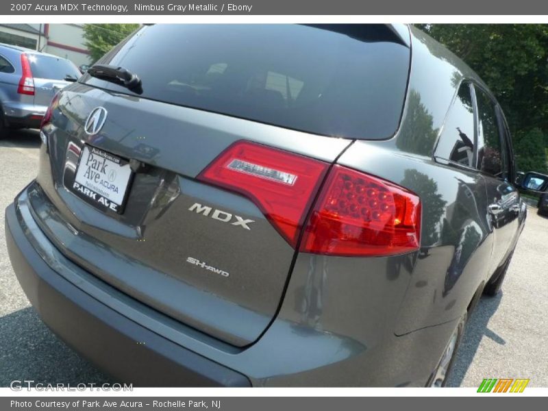Nimbus Gray Metallic / Ebony 2007 Acura MDX Technology