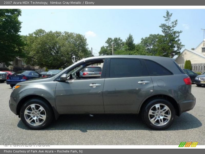 Nimbus Gray Metallic / Ebony 2007 Acura MDX Technology