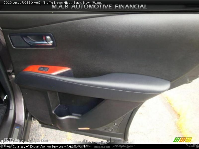 Truffle Brown Mica / Black/Brown Walnut 2010 Lexus RX 350 AWD