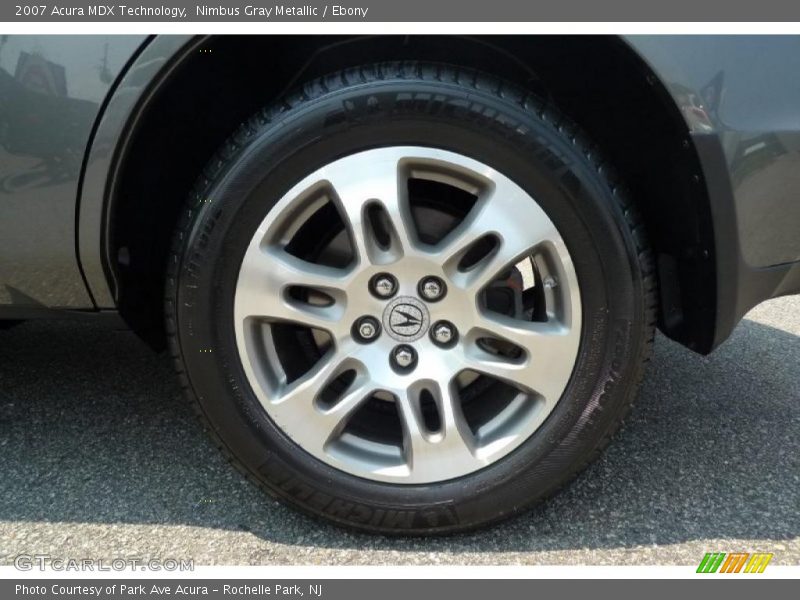 Nimbus Gray Metallic / Ebony 2007 Acura MDX Technology