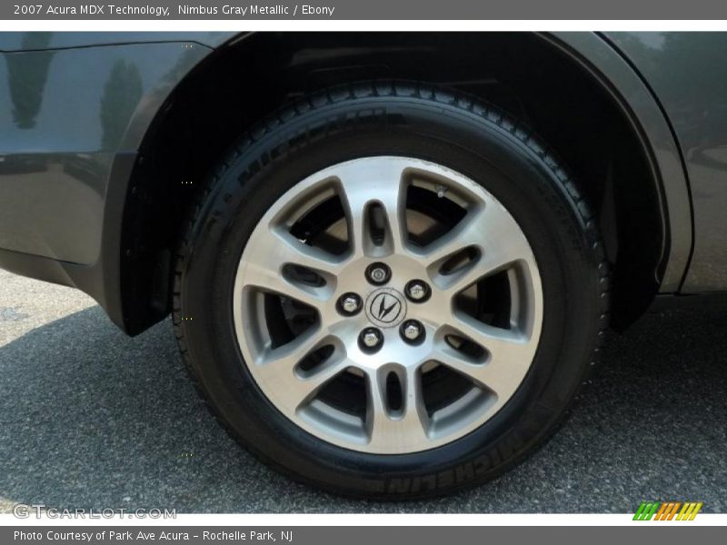 Nimbus Gray Metallic / Ebony 2007 Acura MDX Technology