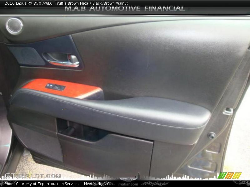 Truffle Brown Mica / Black/Brown Walnut 2010 Lexus RX 350 AWD