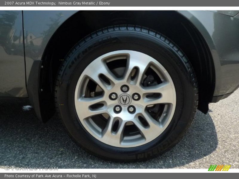 Nimbus Gray Metallic / Ebony 2007 Acura MDX Technology