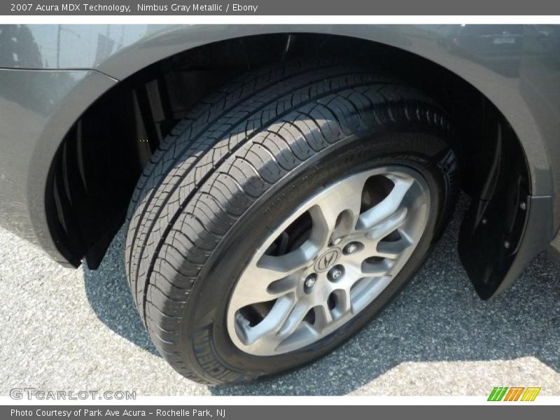 Nimbus Gray Metallic / Ebony 2007 Acura MDX Technology