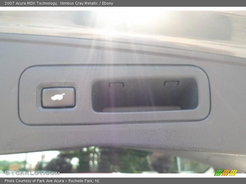 Nimbus Gray Metallic / Ebony 2007 Acura MDX Technology