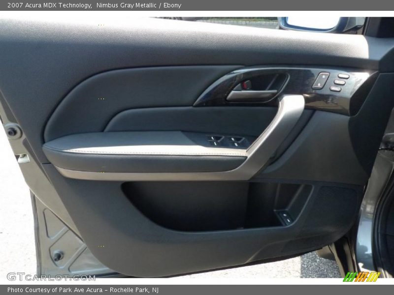 Nimbus Gray Metallic / Ebony 2007 Acura MDX Technology