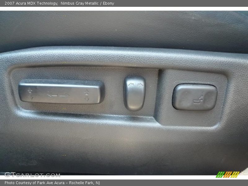 Nimbus Gray Metallic / Ebony 2007 Acura MDX Technology
