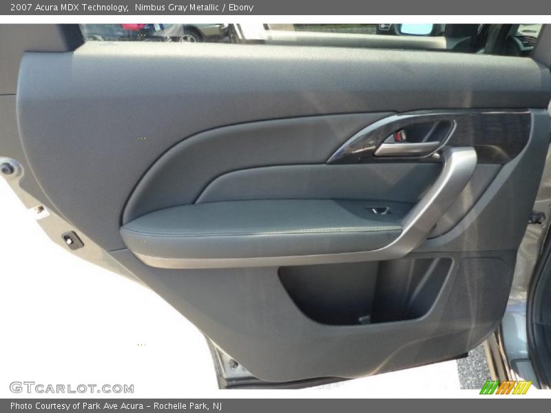 Nimbus Gray Metallic / Ebony 2007 Acura MDX Technology
