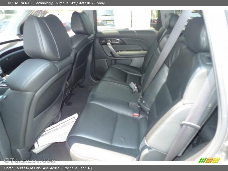Nimbus Gray Metallic / Ebony 2007 Acura MDX Technology