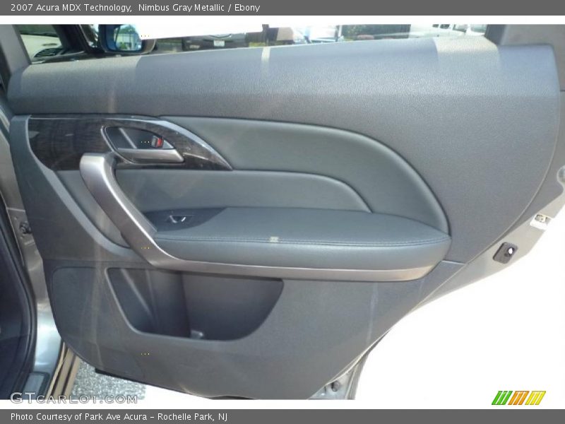Nimbus Gray Metallic / Ebony 2007 Acura MDX Technology