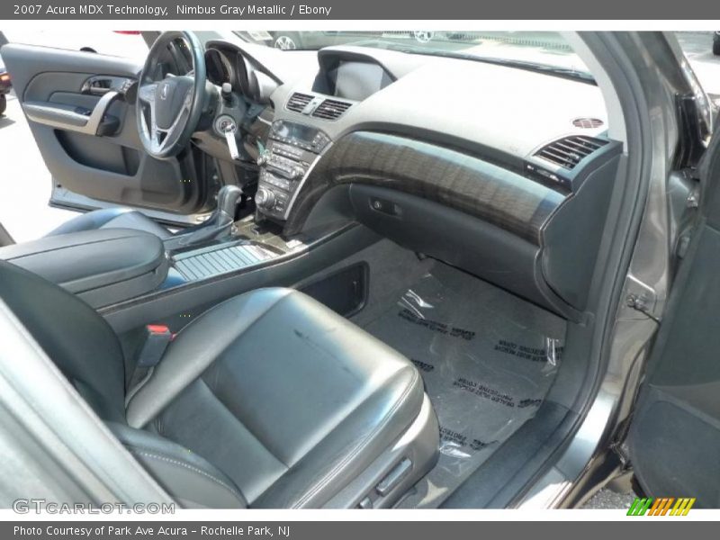 Nimbus Gray Metallic / Ebony 2007 Acura MDX Technology