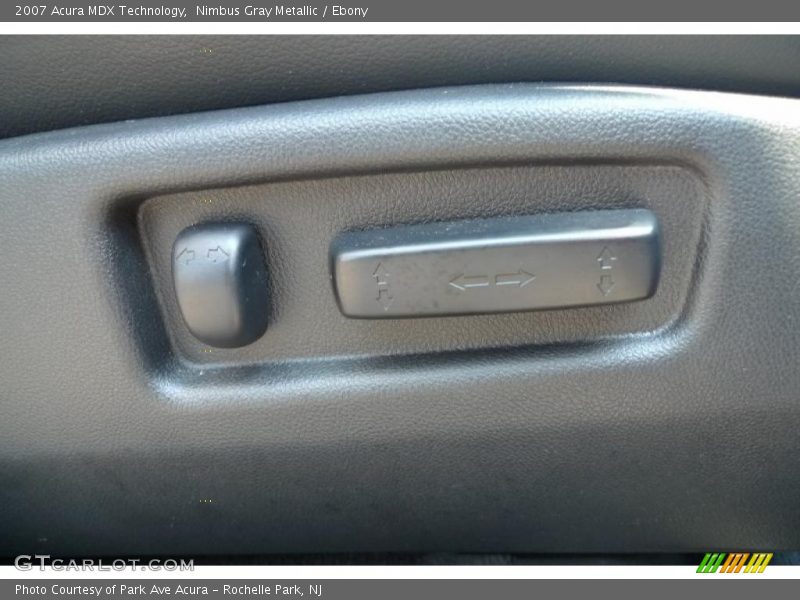Nimbus Gray Metallic / Ebony 2007 Acura MDX Technology