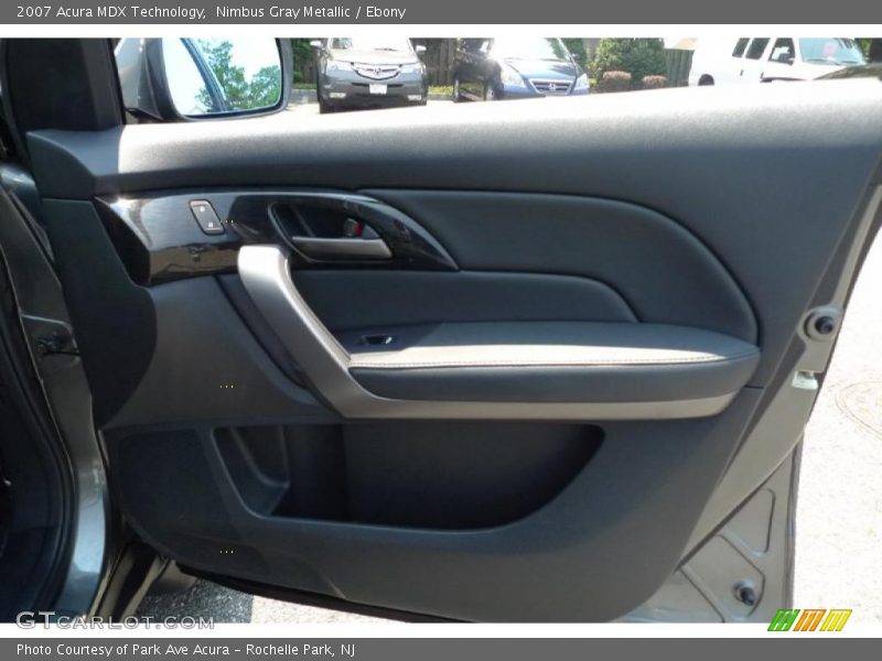 Nimbus Gray Metallic / Ebony 2007 Acura MDX Technology
