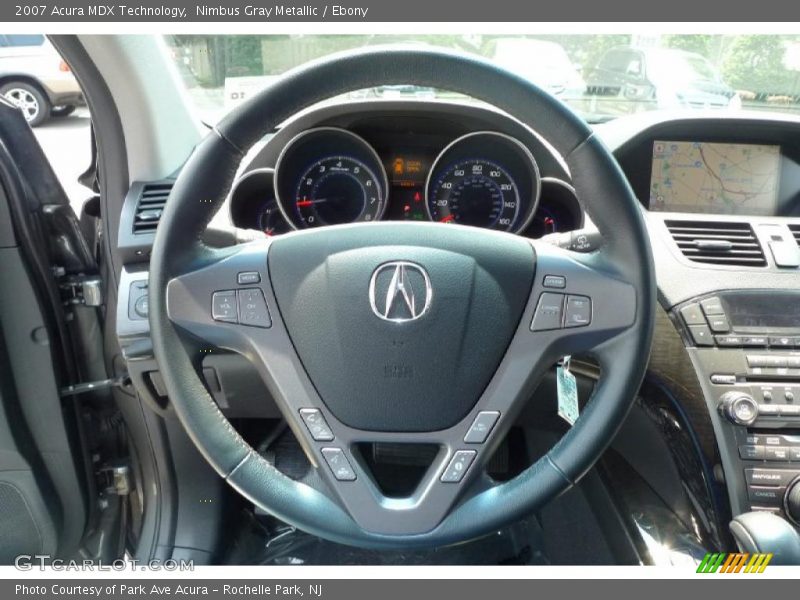 Nimbus Gray Metallic / Ebony 2007 Acura MDX Technology
