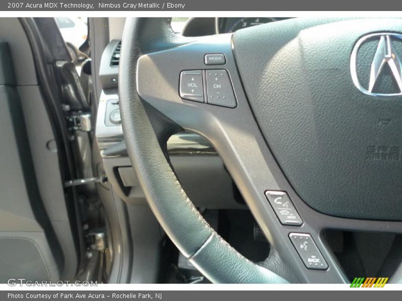 Nimbus Gray Metallic / Ebony 2007 Acura MDX Technology