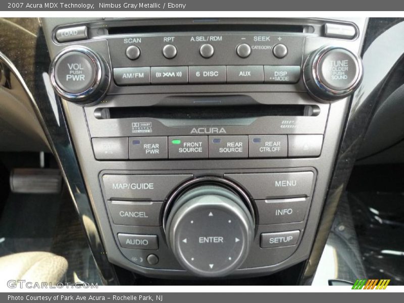 Nimbus Gray Metallic / Ebony 2007 Acura MDX Technology