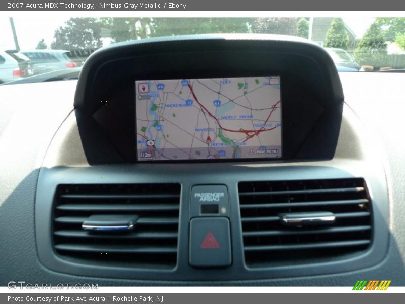 Nimbus Gray Metallic / Ebony 2007 Acura MDX Technology