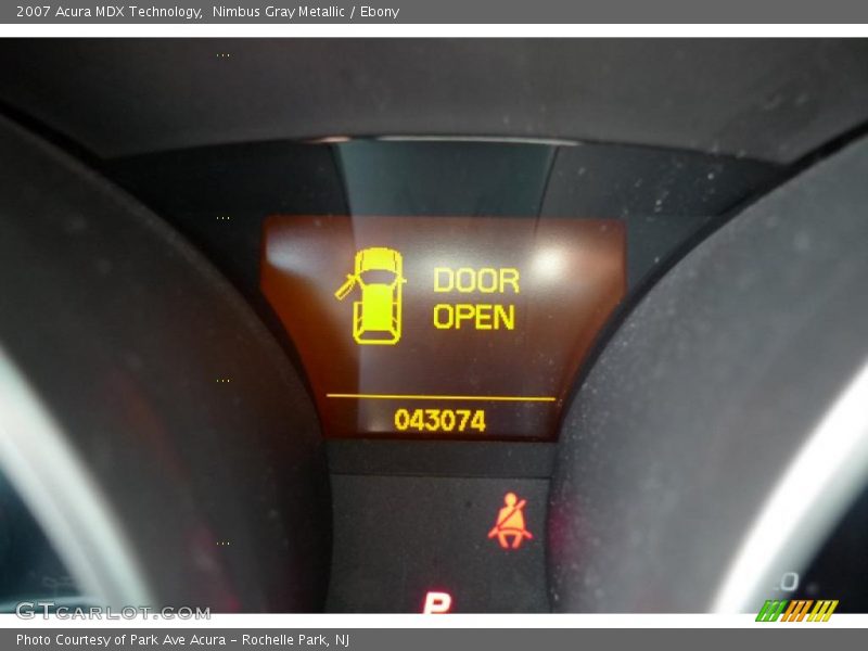 Nimbus Gray Metallic / Ebony 2007 Acura MDX Technology