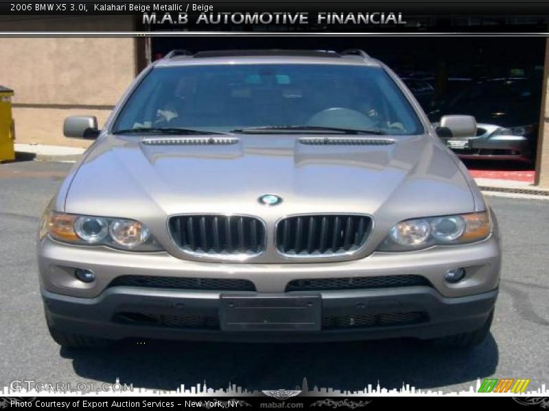 Kalahari Beige Metallic / Beige 2006 BMW X5 3.0i
