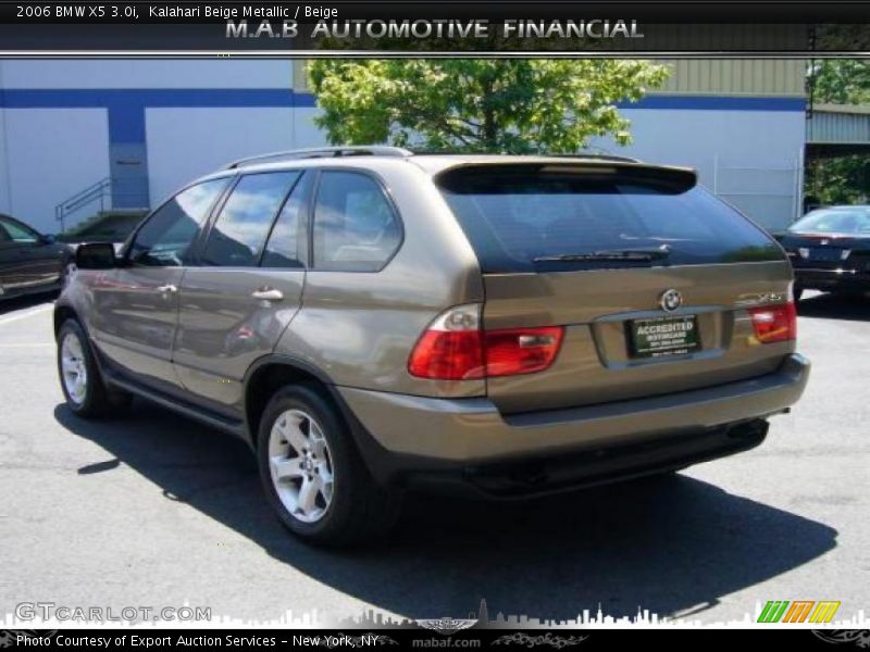 Kalahari Beige Metallic / Beige 2006 BMW X5 3.0i