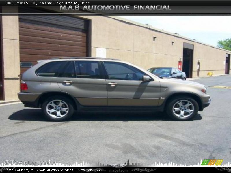 Kalahari Beige Metallic / Beige 2006 BMW X5 3.0i