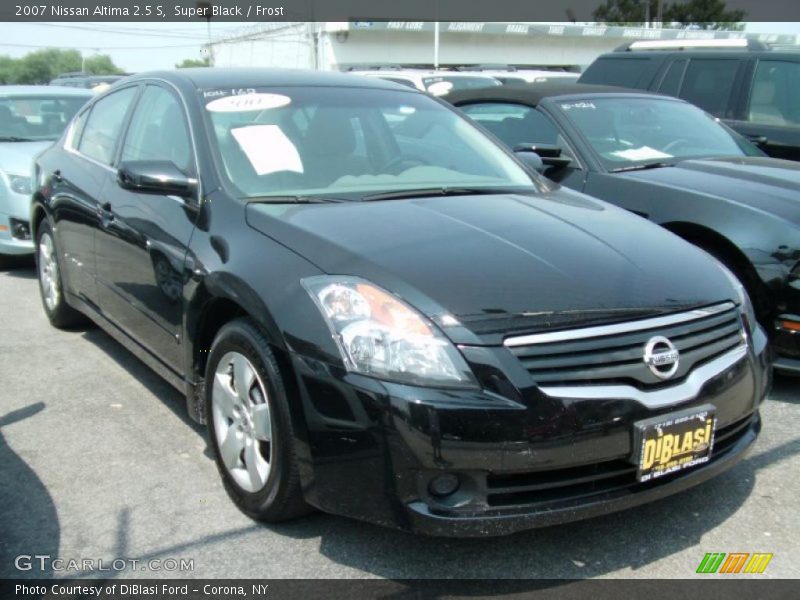 Super Black / Frost 2007 Nissan Altima 2.5 S