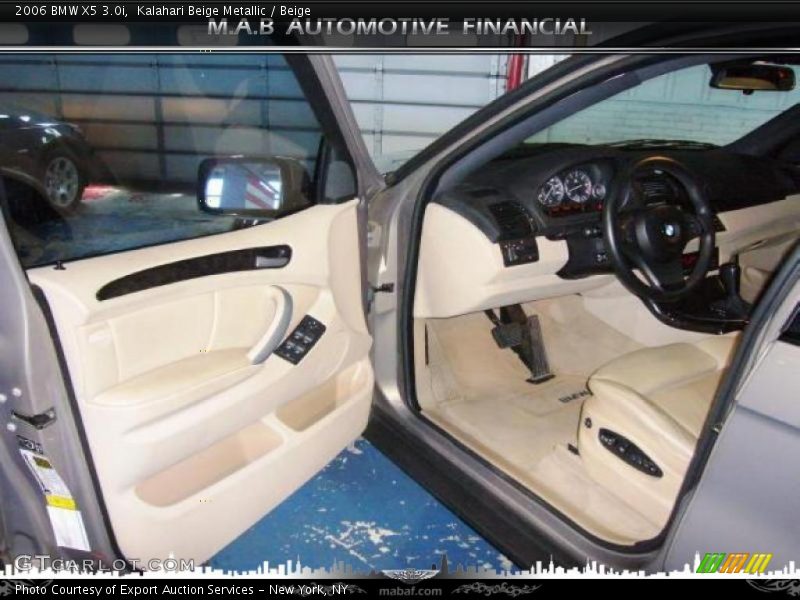 Kalahari Beige Metallic / Beige 2006 BMW X5 3.0i