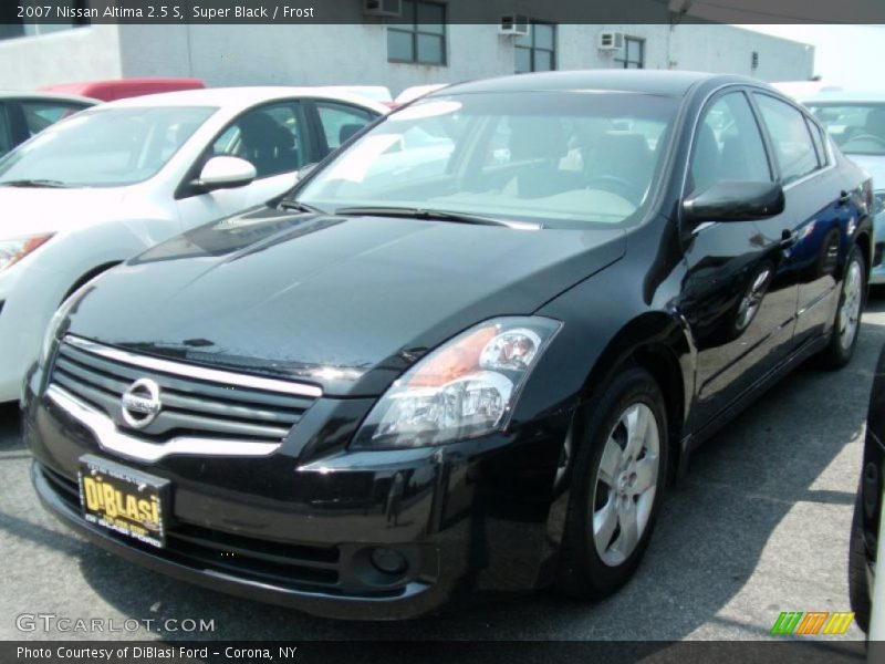 Super Black / Frost 2007 Nissan Altima 2.5 S