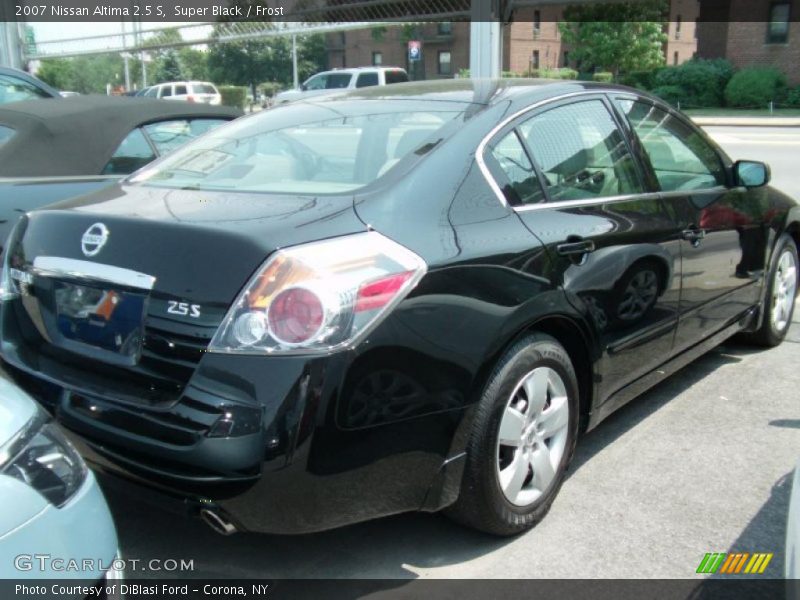 Super Black / Frost 2007 Nissan Altima 2.5 S