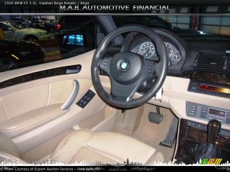Kalahari Beige Metallic / Beige 2006 BMW X5 3.0i