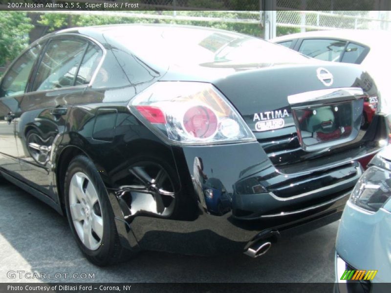 Super Black / Frost 2007 Nissan Altima 2.5 S