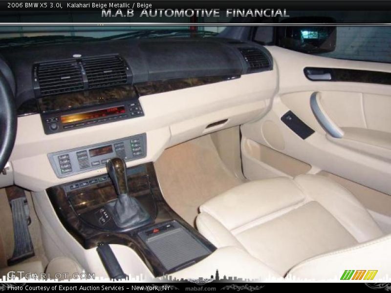 Kalahari Beige Metallic / Beige 2006 BMW X5 3.0i