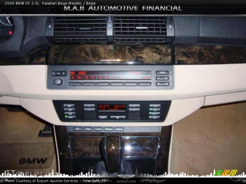 Kalahari Beige Metallic / Beige 2006 BMW X5 3.0i