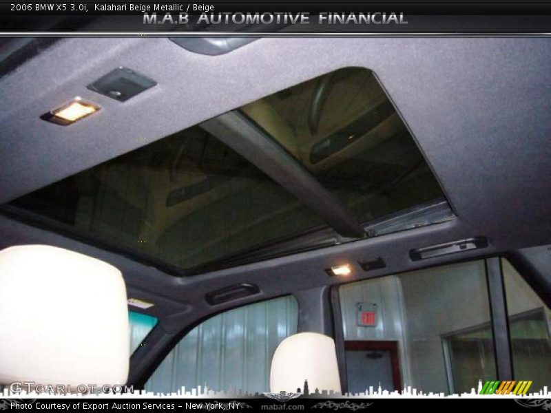 Kalahari Beige Metallic / Beige 2006 BMW X5 3.0i