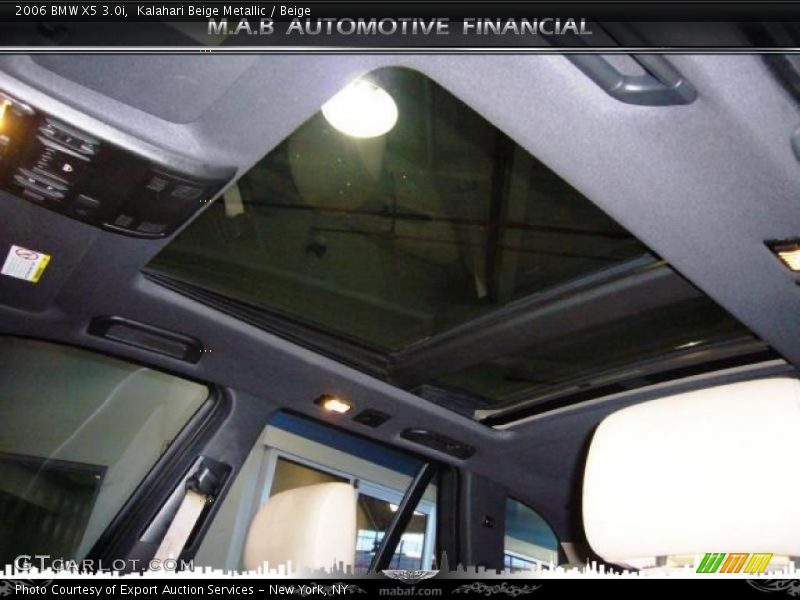 Kalahari Beige Metallic / Beige 2006 BMW X5 3.0i