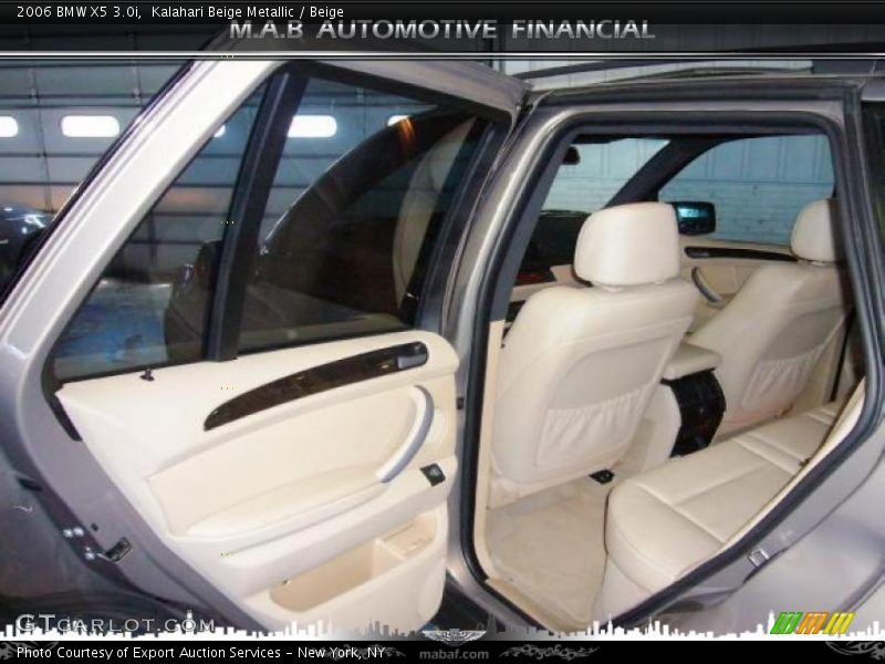 Kalahari Beige Metallic / Beige 2006 BMW X5 3.0i