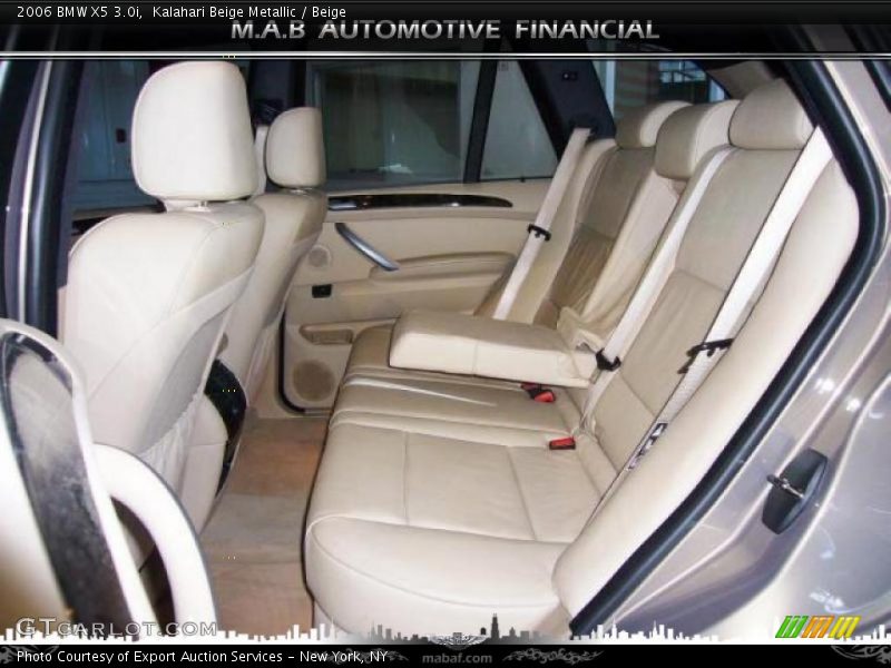 Kalahari Beige Metallic / Beige 2006 BMW X5 3.0i