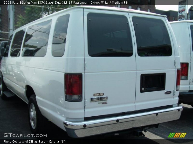 Oxford White / Medium Flint 2008 Ford E Series Van E350 Super Duty XLT 15 Passenger